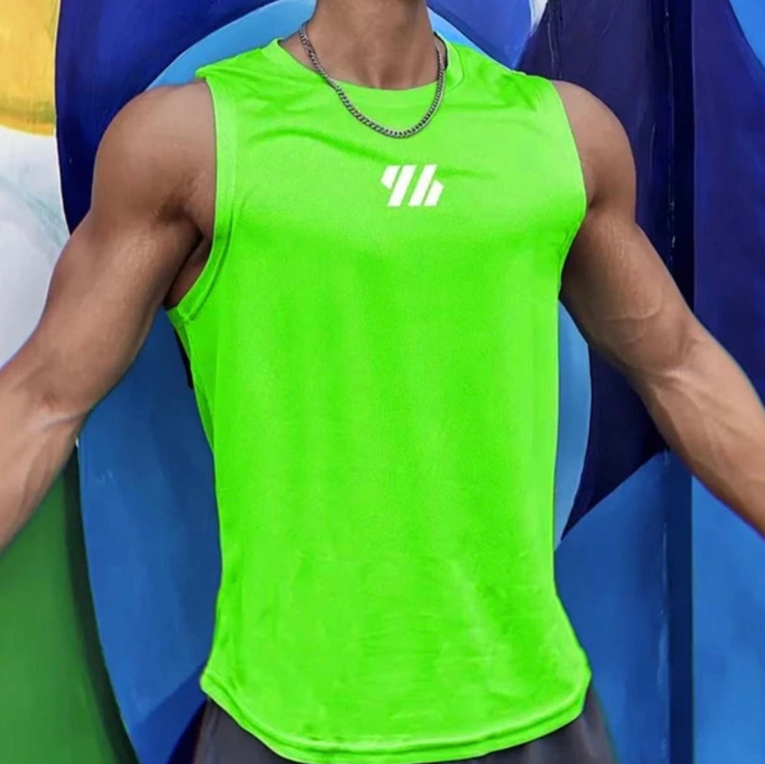 Men's Sleeveless Workout Shirt Tank Top