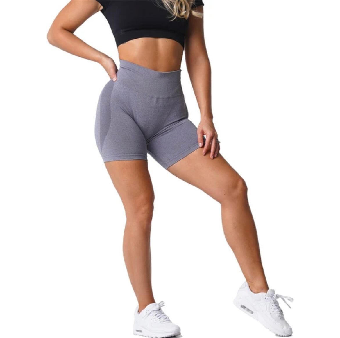 Women's High Waisted Seamless Booty Push up Workout Shorts – All Divine  Kulture